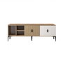 Hanah Home Era 3806 Soporte para TV Roble y Blanco